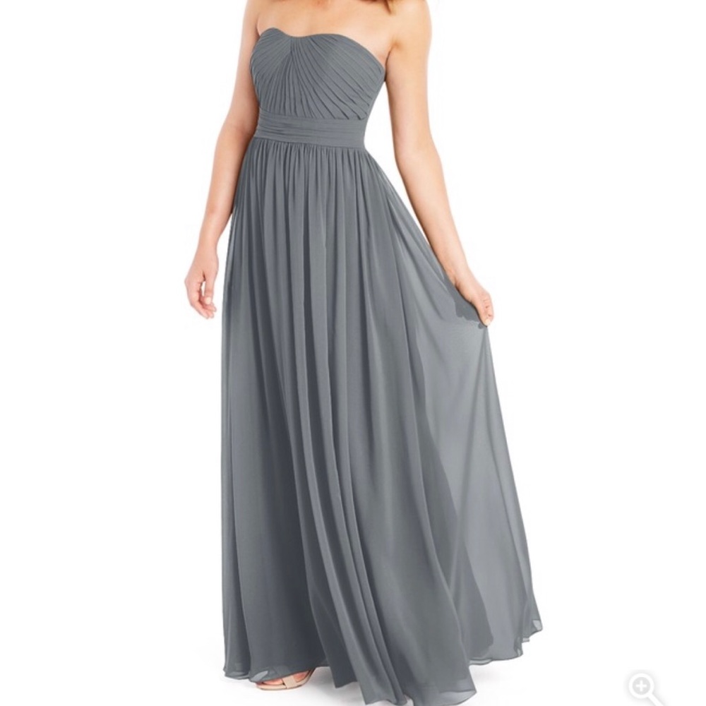 Azazie Grey Milagros Dress